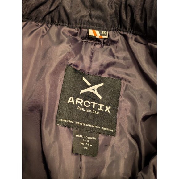 Arctix Mens Snow Pants Large 36-38W 30L X-Tra Insulated Cold Weather Gear New! - Picture 7 of 9